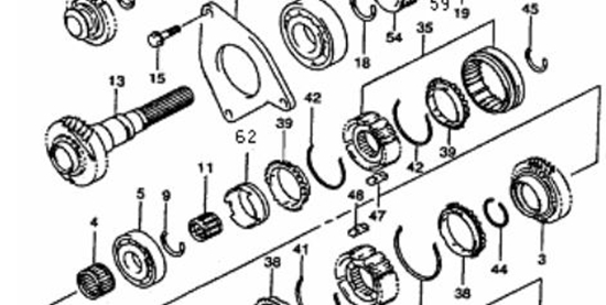 tdo 5th gear swap on o2j transmission