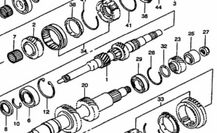 dfskparts.com - DFSK Parts Limited. Gearbox Intermediate Shaft 1300 cc